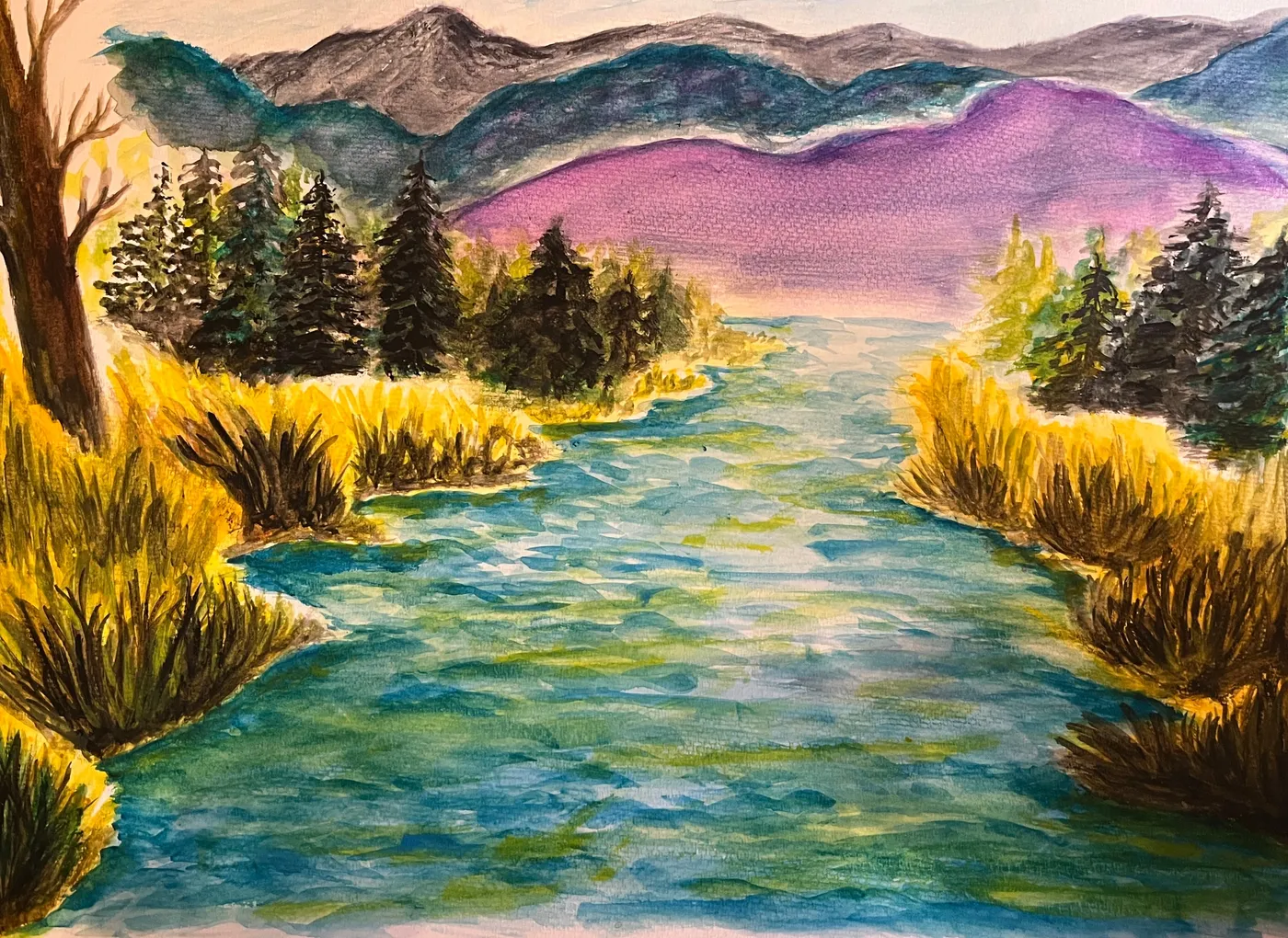 River sketch