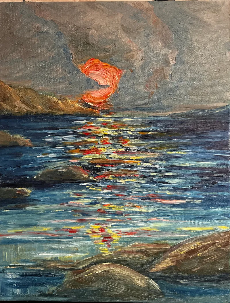 Abstract Ocean Reflections