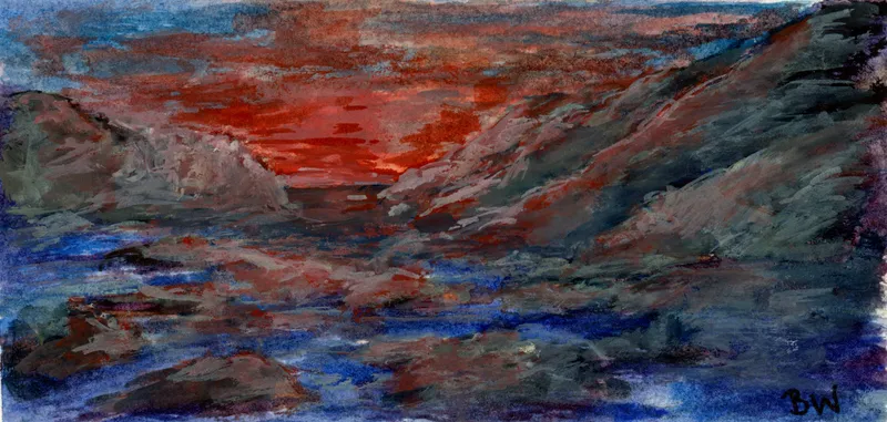 Fiery Sunset