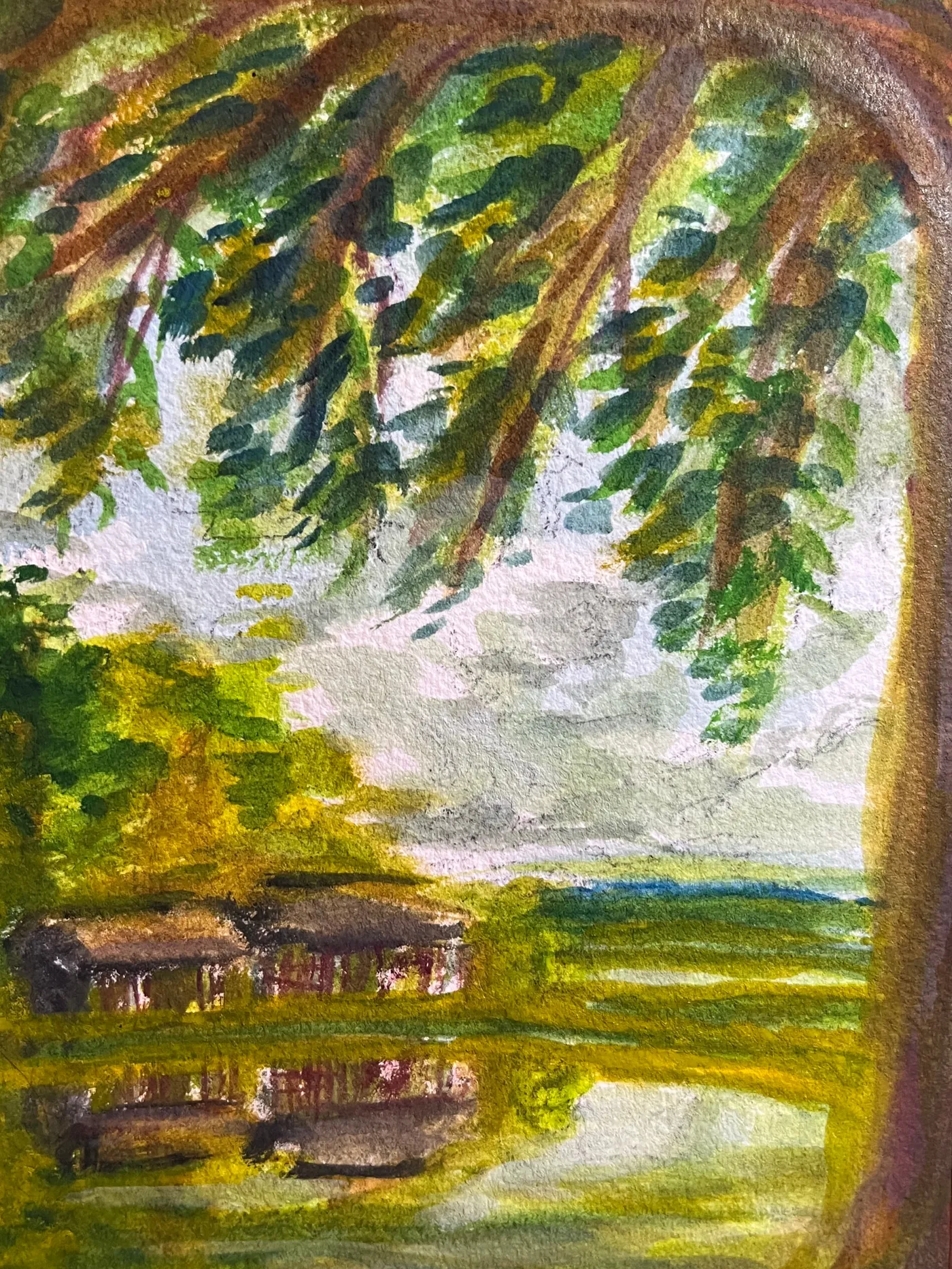 Rice Paddy Home, detail 1