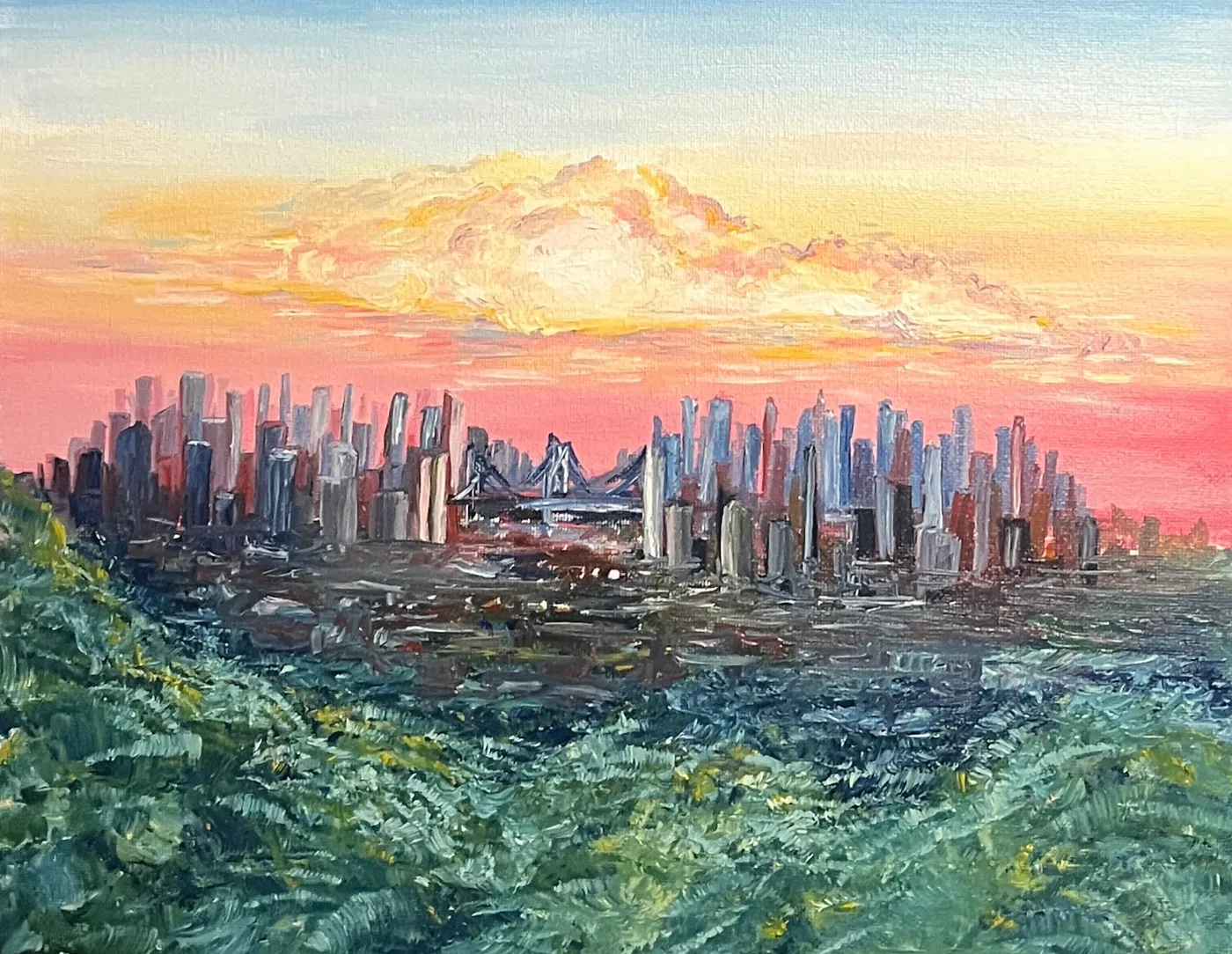 Skyline Sunset (2), detail 1