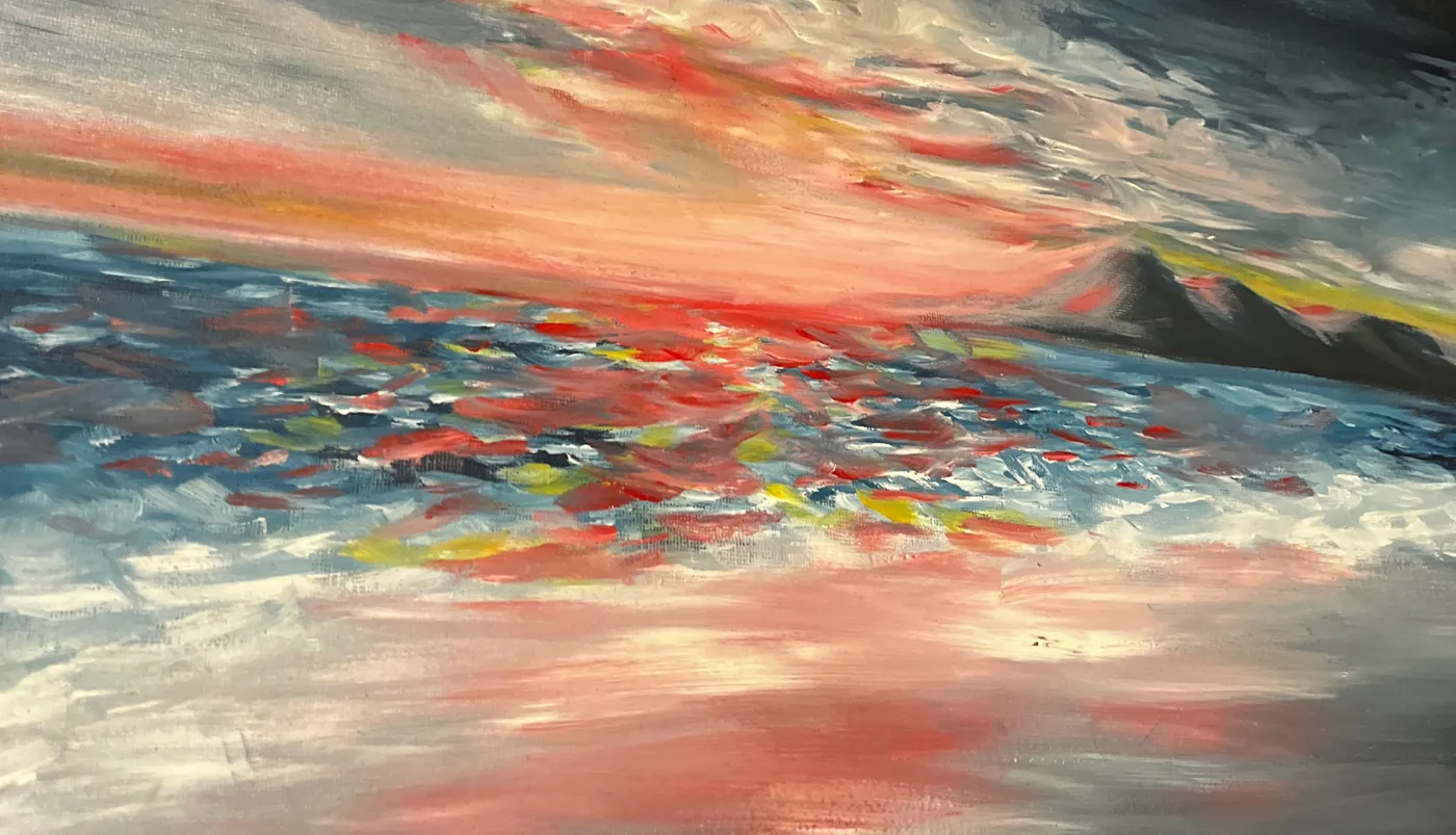 Abstract Sunset, detail 1
