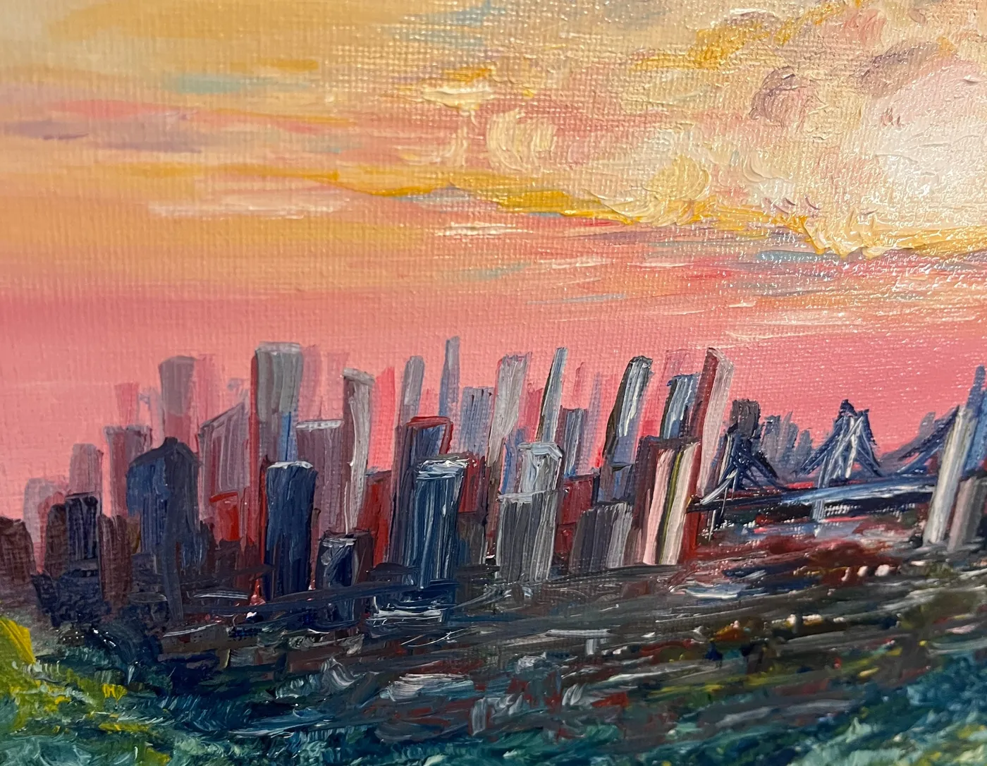 Skyline Sunset (2), detail 2